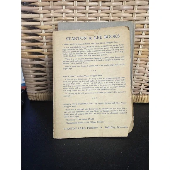 Signed By DWIG, IT'S A BOY'S WORLD, 1948, 1st Hardcover - Picture 12 of 12